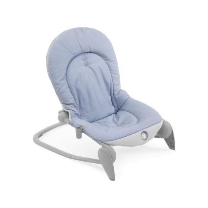 Chicco - Hamaca vibratoria para bebé con melodía BALLOON Dots 2xAA + 1xLR20 azul