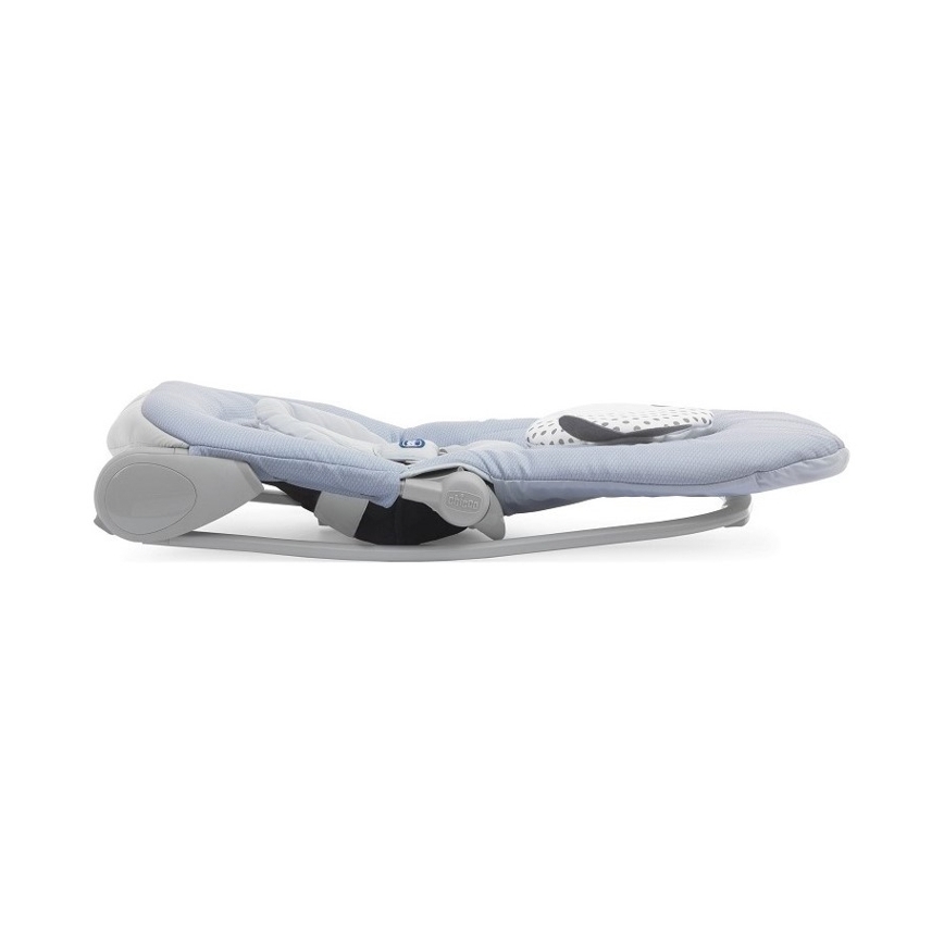 Chicco - Hamaca vibratoria para bebé con melodía BALLOON Dots 2xAA + 1xLR20 azul