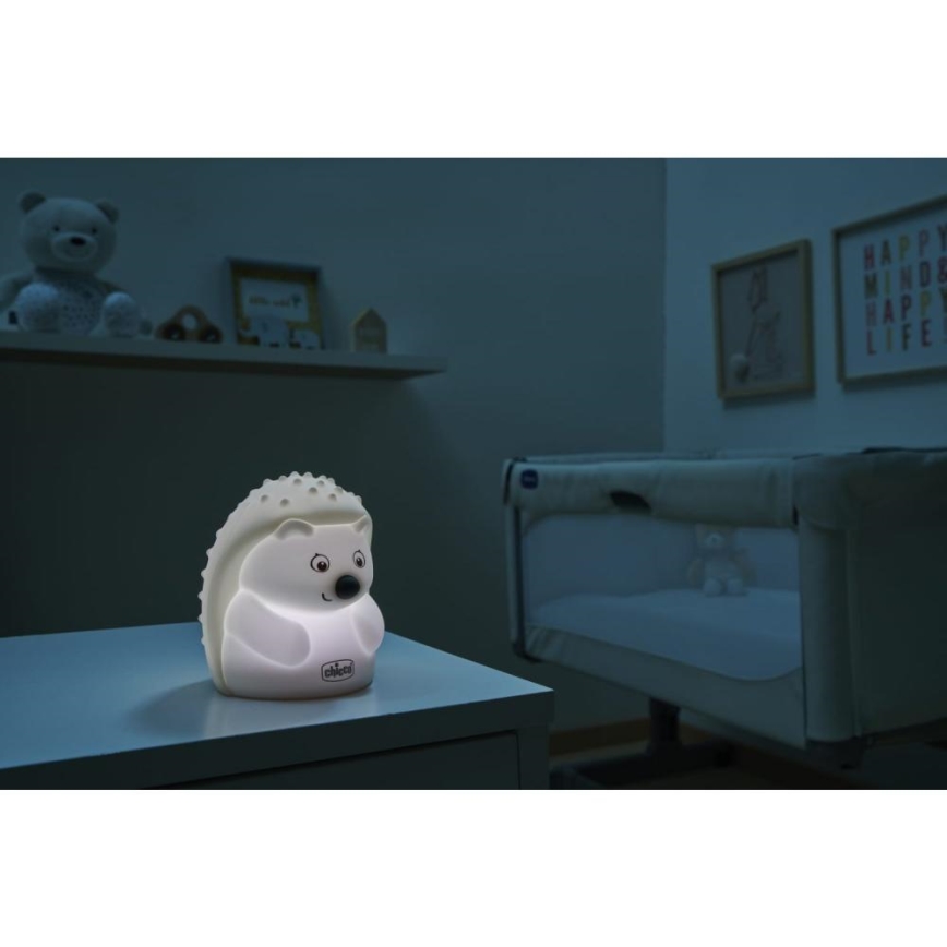 Chicco - Lámpara de noche para niños Erizo SWEET LIGHTS