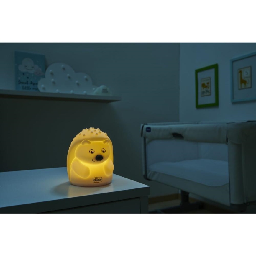 Chicco - Lámpara de noche para niños Erizo SWEET LIGHTS