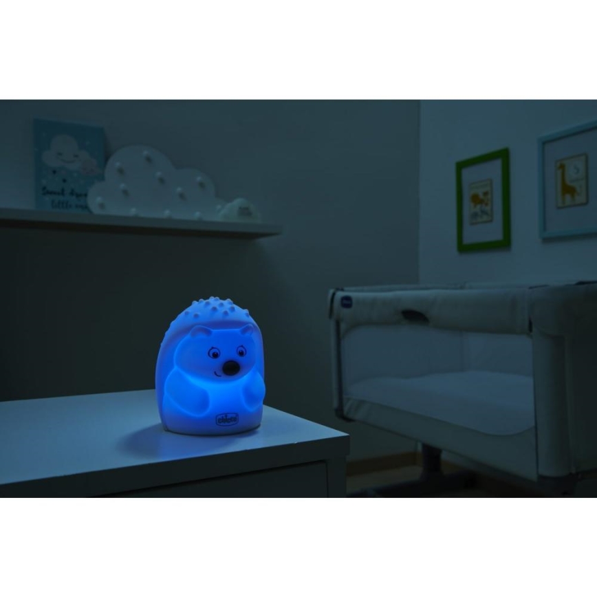 Chicco - Lámpara de noche para niños Erizo SWEET LIGHTS
