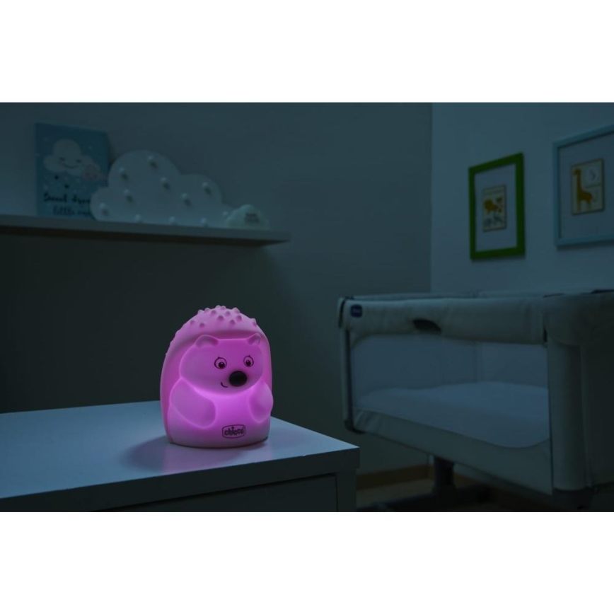 Chicco - Lámpara de noche para niños Erizo SWEET LIGHTS