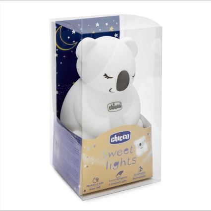 Chicco - Lámpara de noche para niños SWEET LIGHTS koala