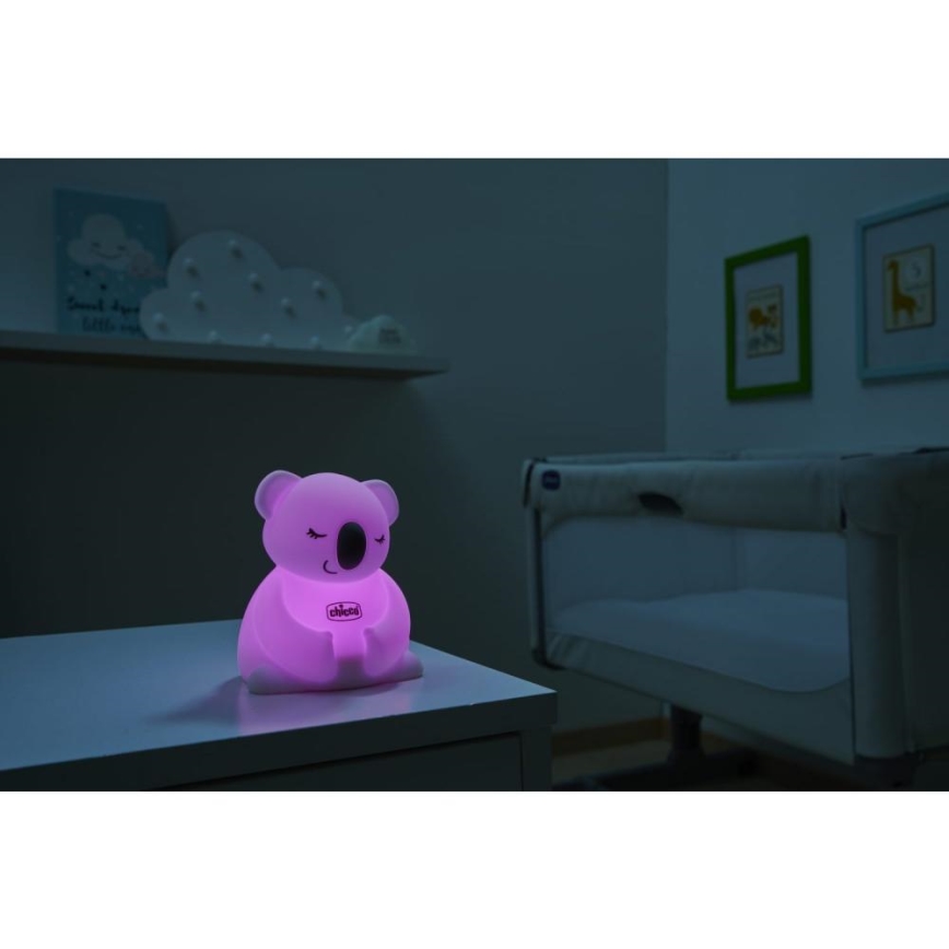 Chicco - Lámpara de noche para niños SWEET LIGHTS koala