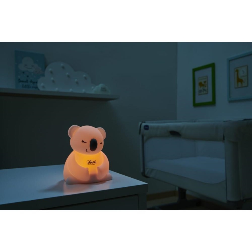 Chicco - Lámpara de noche para niños SWEET LIGHTS koala
