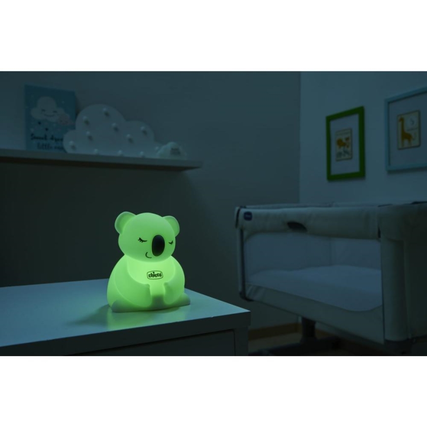 Chicco - Lámpara de noche para niños SWEET LIGHTS koala