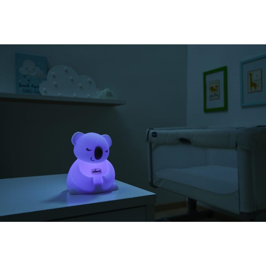 Chicco - Lámpara de noche para niños SWEET LIGHTS koala