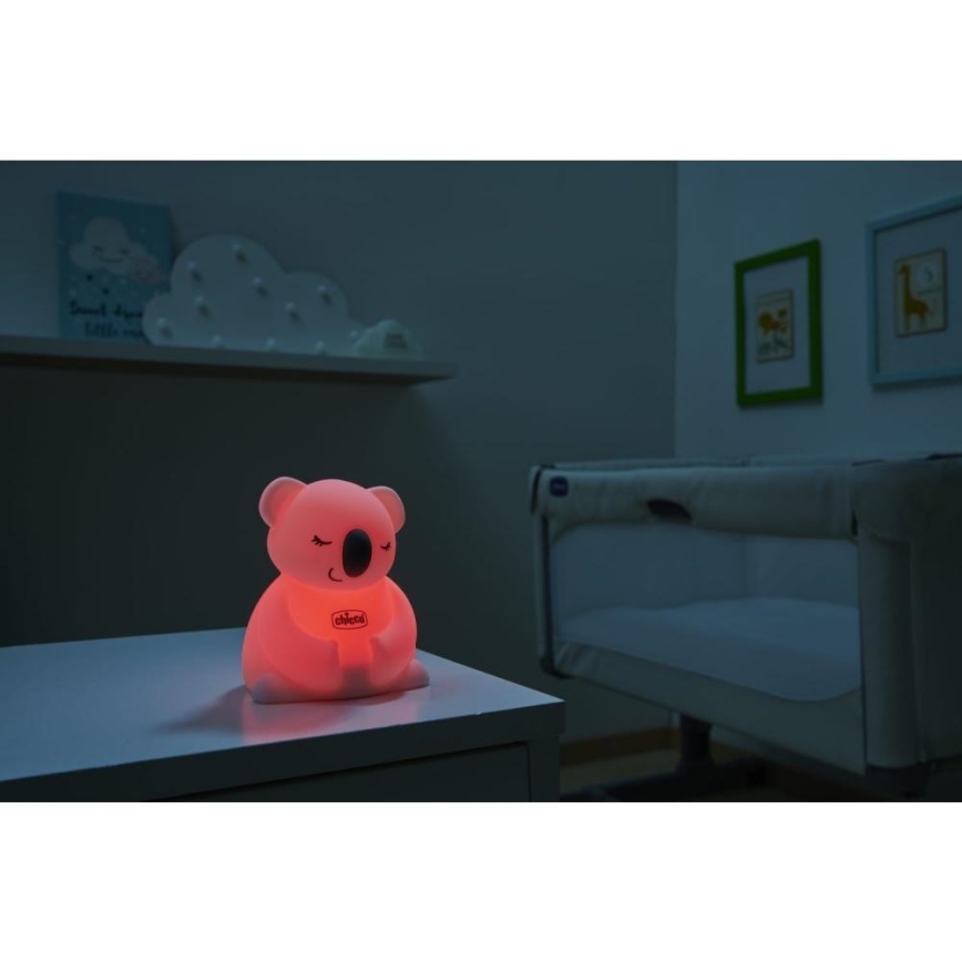 Chicco - Lámpara de noche para niños SWEET LIGHTS koala