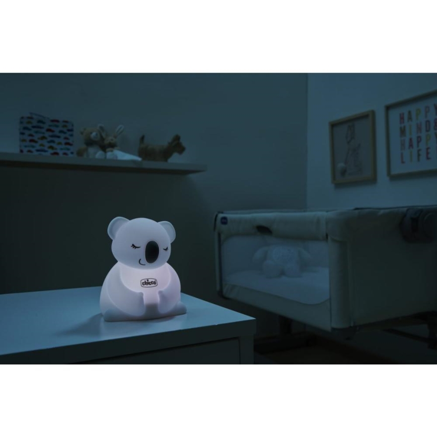 Chicco - Lámpara de noche para niños SWEET LIGHTS koala