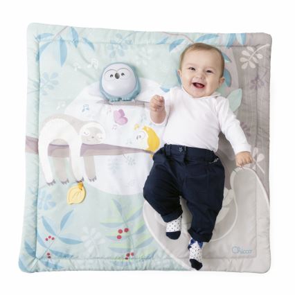 Chicco - Manta de juego para niños 2en1 3xAAA búho