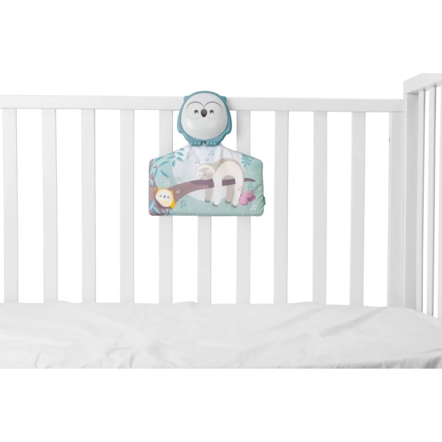 Chicco - Manta de juego para niños 2en1 3xAAA búho