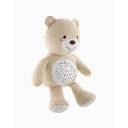 Chicco - Proyector con melodía BABY BEAR 3xAAA beige
