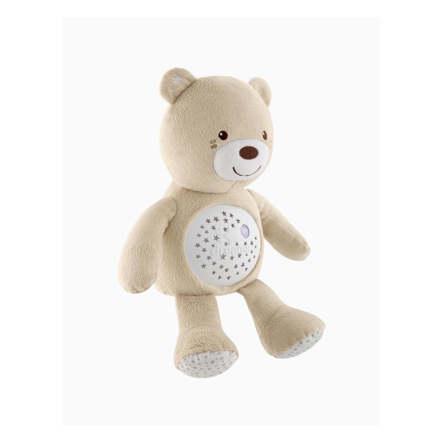 Chicco - Proyector con melodía BABY BEAR 3xAAA beige