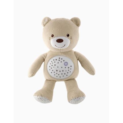 Chicco - Proyector con melodía BABY BEAR 3xAAA beige