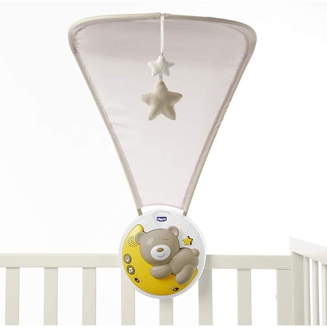 Chicco - Proyector de cuna con melodía 3en1 NEXT2MOON 3xAA gris