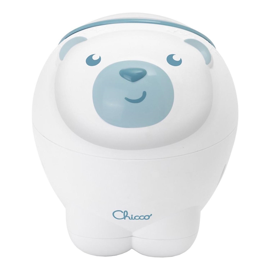 Chicco - Proyector infantil 2en1 POLAR BEAR 3xAA azul