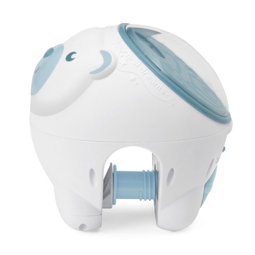 Chicco - Proyector infantil 2en1 POLAR BEAR 3xAA azul