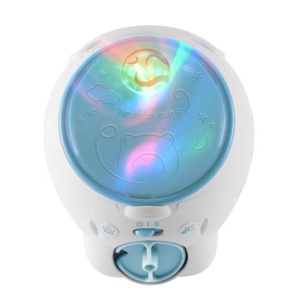 Chicco - Proyector infantil 2en1 POLAR BEAR 3xAA azul