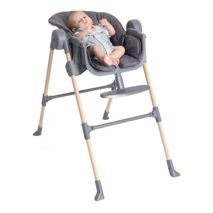 Chicco - Silla de comedor para niños Polly Essential - gris