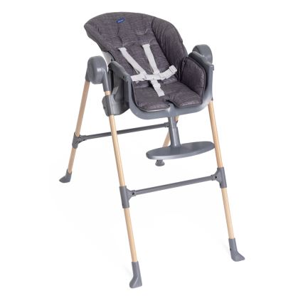 Chicco - Silla de comedor para niños Polly Essential - gris