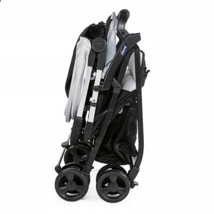 Chicco - Silla de paseo para gemelos OHLALA TWIN Silver Gato plata