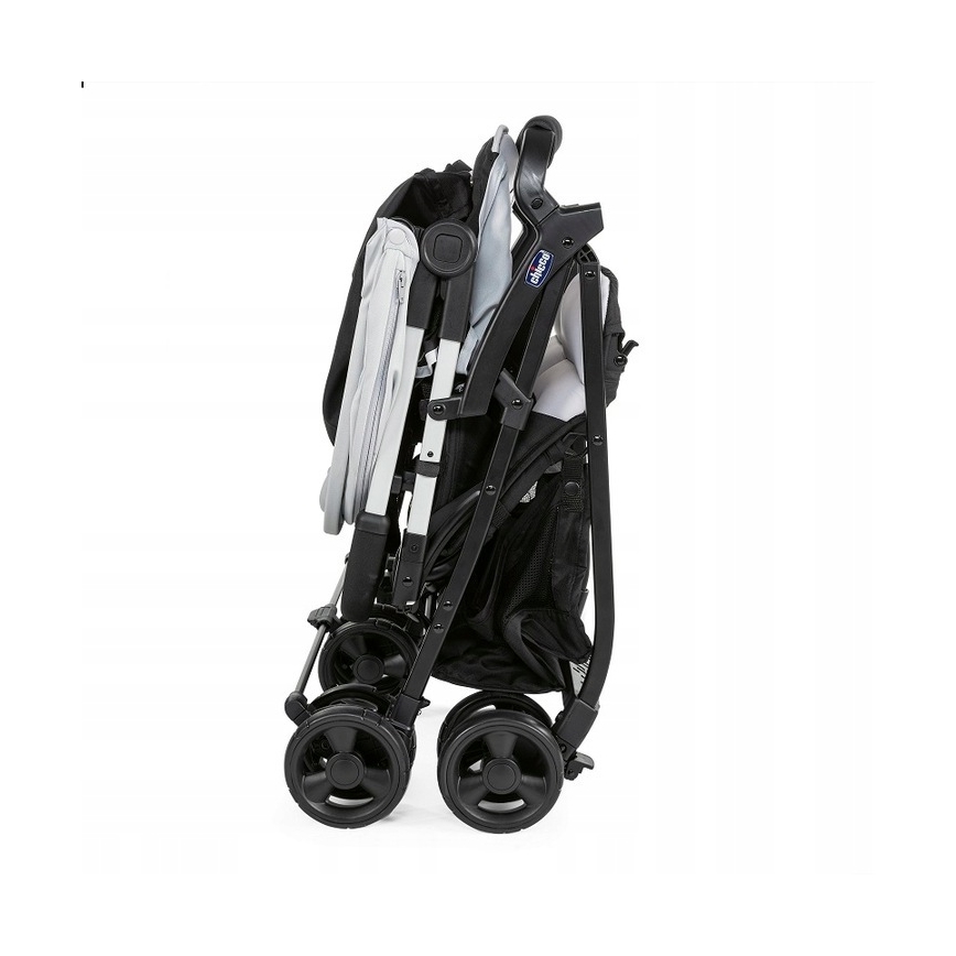 Chicco - Silla de paseo para gemelos OHLALA TWIN Silver Gato plata