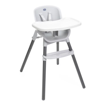 Chicco - Trona infantil ZEST 3 en 1 blanca/gris