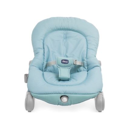 Chicco - Tumbona vibradora para bebés con melodía BALLOON Froggy azul