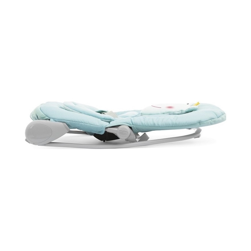 Chicco - Tumbona vibradora para bebés con melodía BALLOON Froggy azul