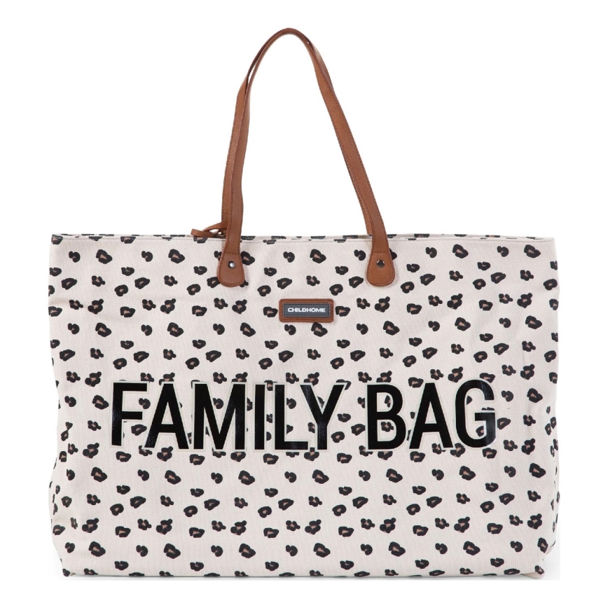 Childhome - Bolsa de viaje FAMILY BAG leopardo