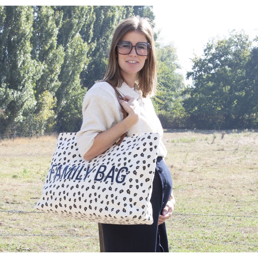 Childhome - Bolsa de viaje FAMILY BAG leopardo
