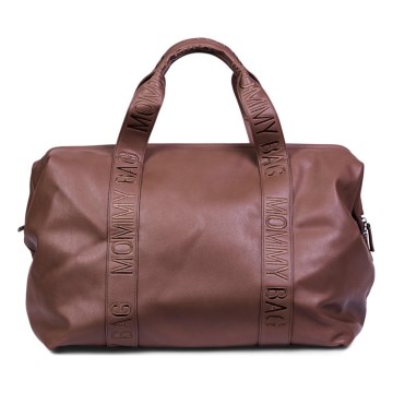 Childhome - Bolso cambiador MOMMY BAG LEATHER marrón