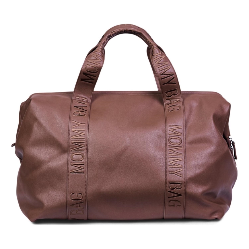 Childhome - Bolso cambiador MOMMY BAG LEATHER marrón