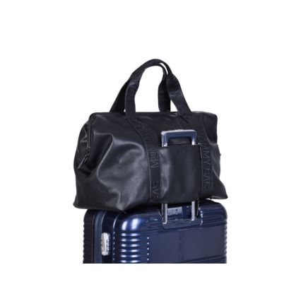 Childhome - Bolso cambiador MOMMY BAG LEATHER negro