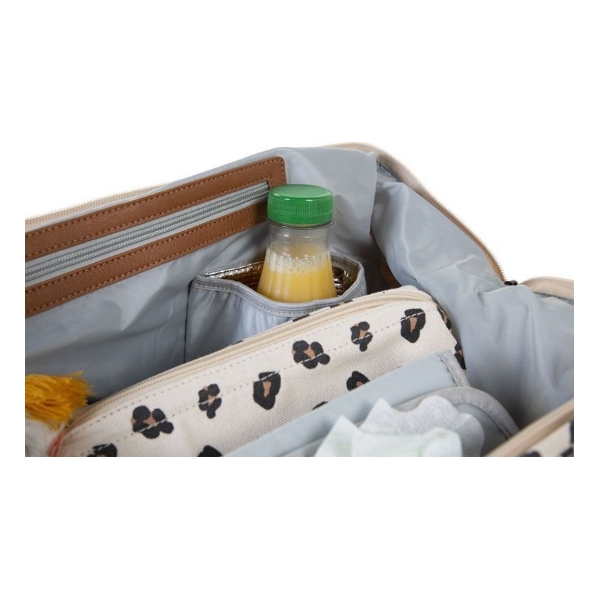 Childhome - Bolso cambiador MOMMY BAG leopardo