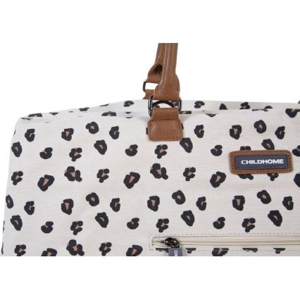 Childhome - Bolso cambiador MOMMY BAG leopardo
