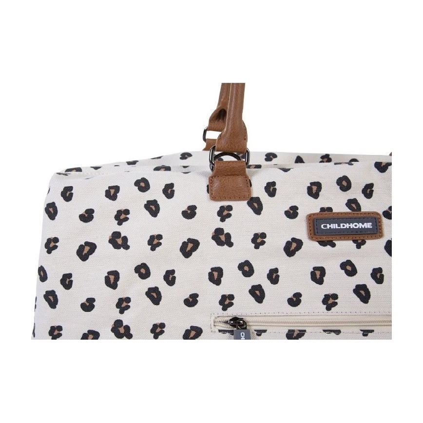 Childhome - Bolso cambiador MOMMY BAG leopardo
