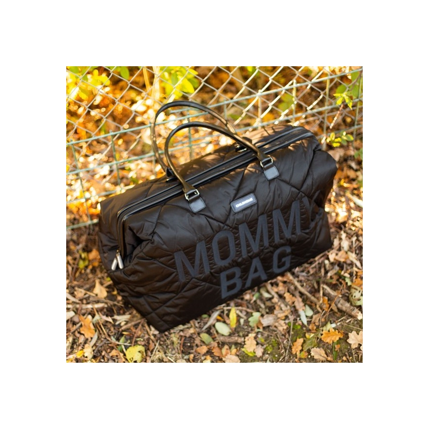 Childhome - Bolso cambiador MOMMY BAG PUFFERED negro