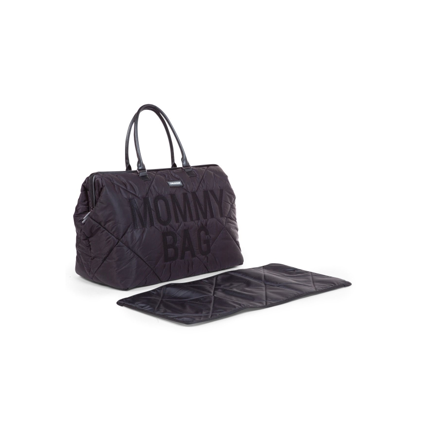 Childhome - Bolso cambiador MOMMY BAG PUFFERED negro