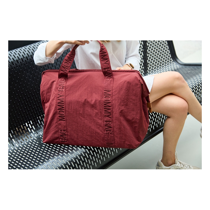 Childhome - Bolso cambiador MOMMY BAG rojo