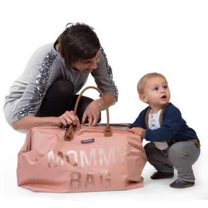 Childhome - Bolso cambiador MOMMY BAG rosa