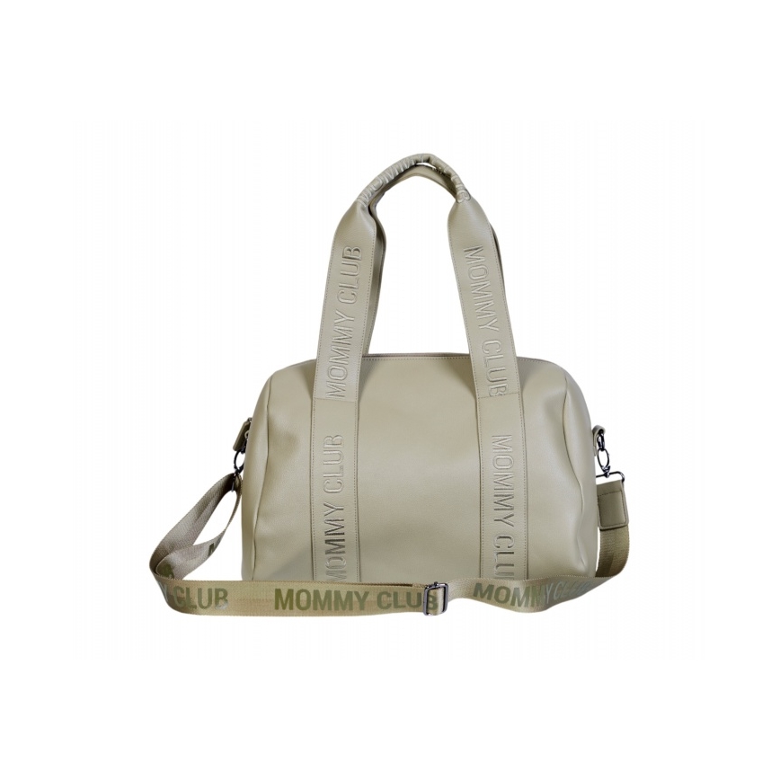 Childhome - Bolso cambiador MOMMY CLUB LEATHER beige