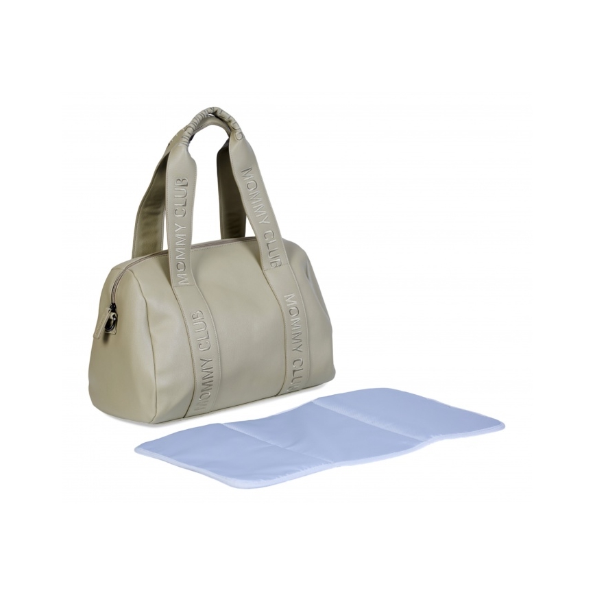 Childhome - Bolso cambiador MOMMY CLUB LEATHER beige