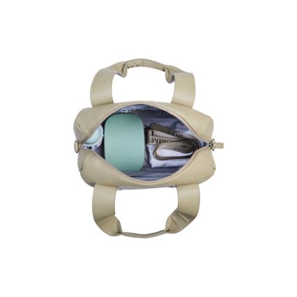 Childhome - Bolso cambiador MOMMY CLUB LEATHER beige