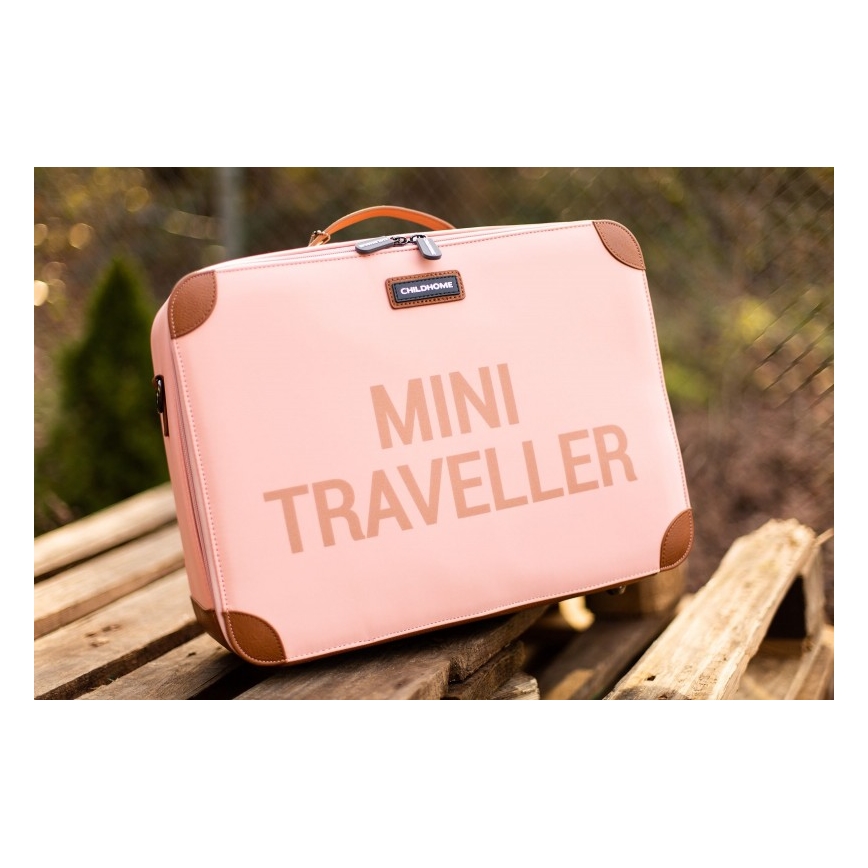 Childhome - Maleta de viaje para niños COPPER rosa