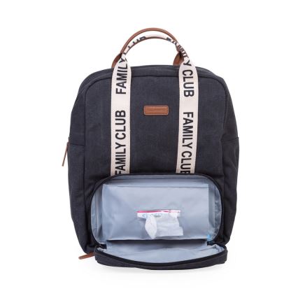 Childhome - Mochila de Pañales para Bebé FAMILY CLUB negro