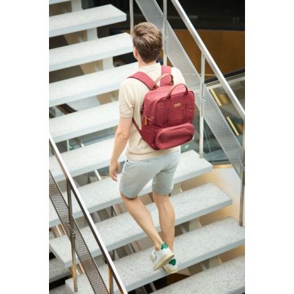 Childhome - Mochila de Pañales para Bebé FAMILY CLUB rojo