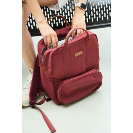 Childhome - Mochila de Pañales para Bebé FAMILY CLUB rojo