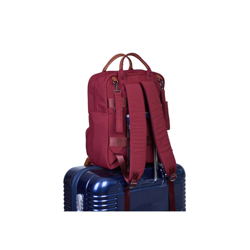 Childhome - Mochila de Pañales para Bebé FAMILY CLUB rojo