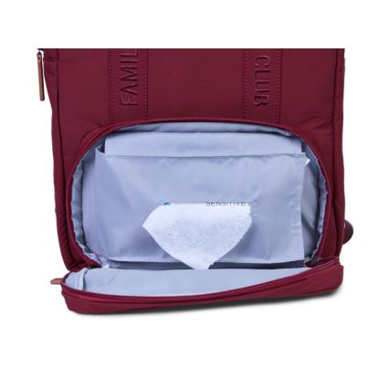 Childhome - Mochila de Pañales para Bebé FAMILY CLUB rojo